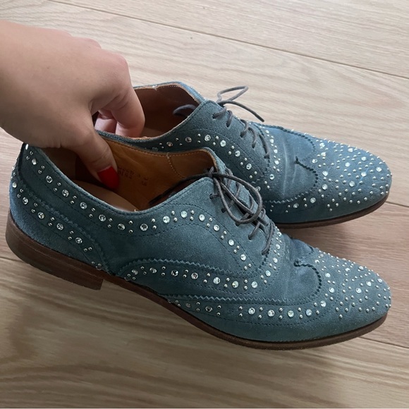 Church’s Burwood Suede Oxford Brogues Size 38 - Picture 2 of 5